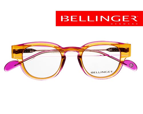 Bellinger roze oranje bril OZ